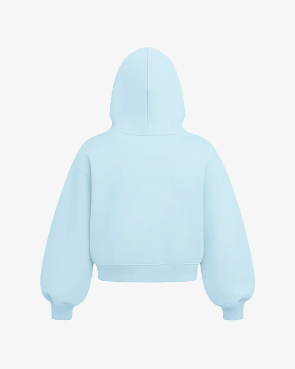 baby blue bluza boxy tył