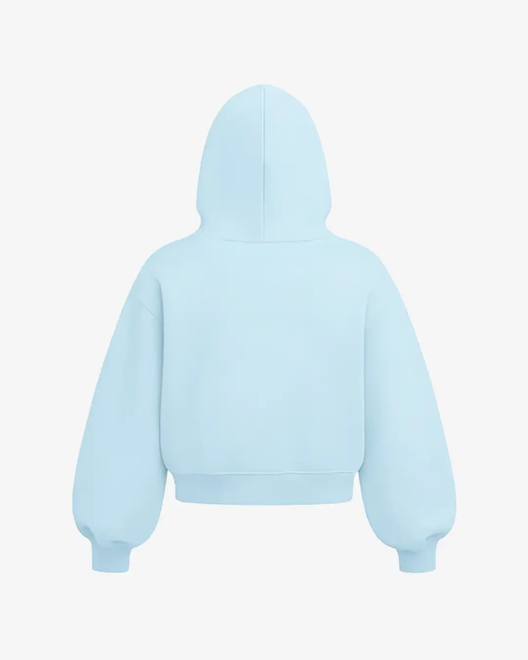 baby blue bluza boxy tył