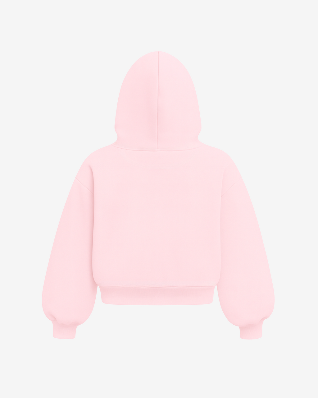 Bluza boxy baby pink tył