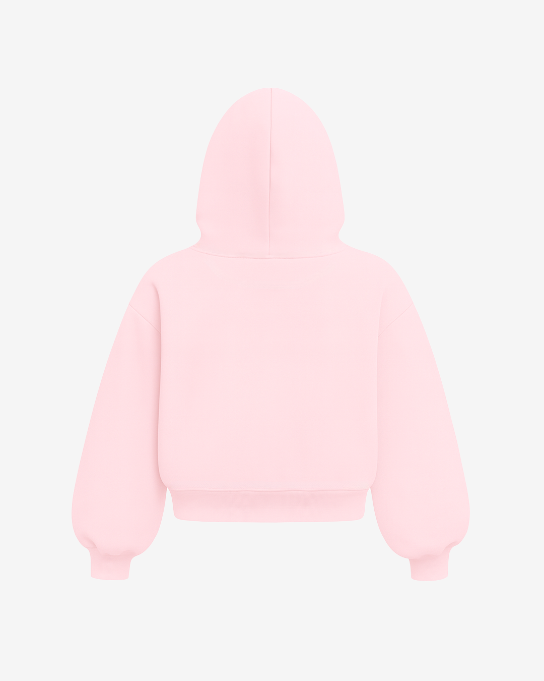 Bluza boxy baby pink tył