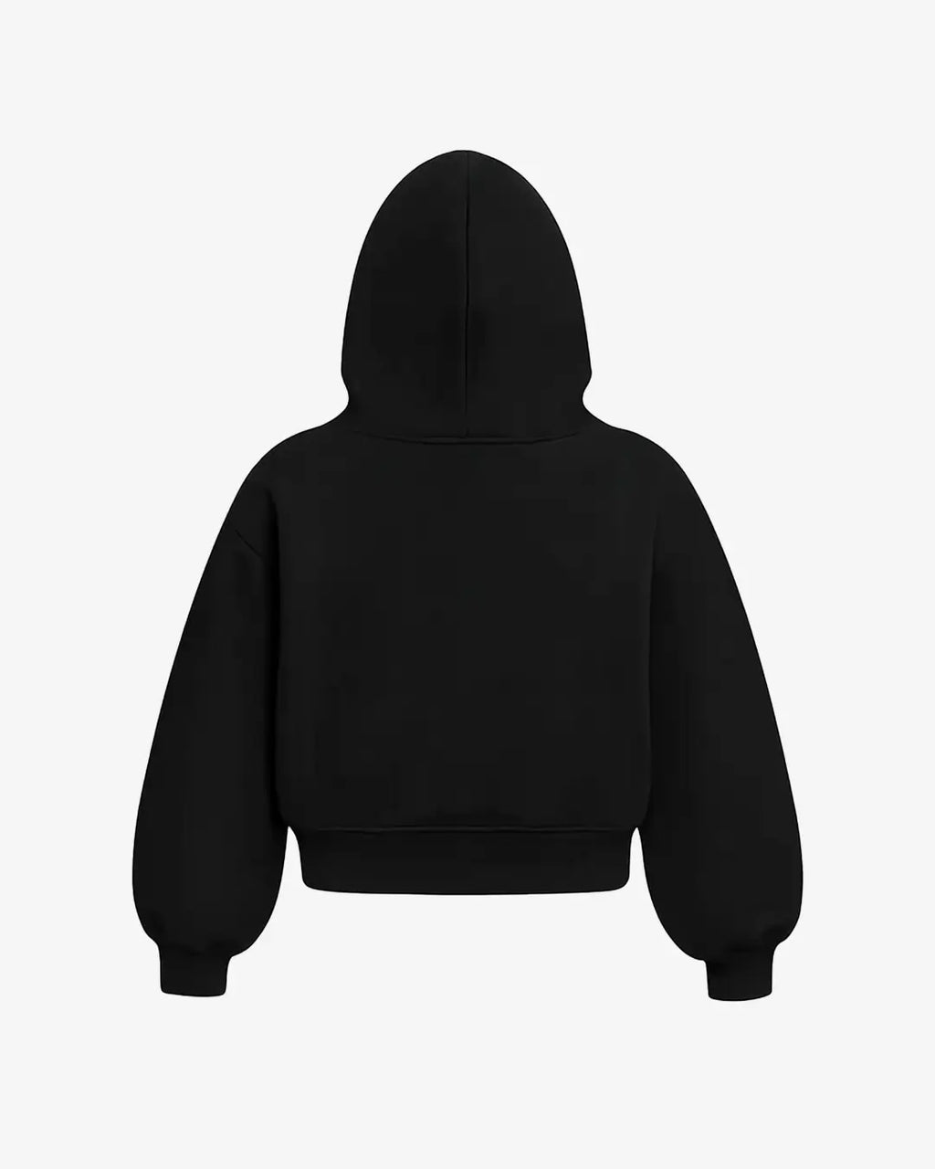 Bluza boxy czarna tył