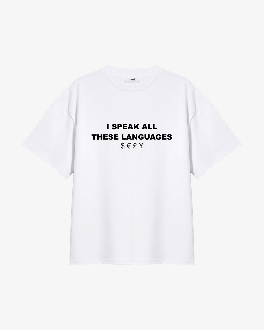 Koszulka I SPEAK ALL THESE LANGUAGES