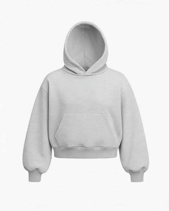 Bluza boxy szara